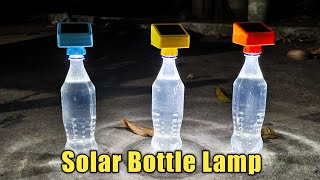 Reuse Plastic Bottle to Make a Solar Bottle Lamp [upl. by Eillac759]