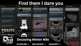 Decaying Winter Facts and Tricks the Wiki Wont Tell You [upl. by Ysnat]