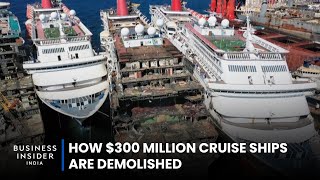 How 300 Million Cruise Ships Are Demolished  Big Business [upl. by Htiekram]