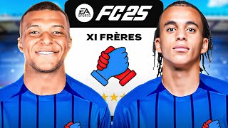 Je crée léquipe des meilleurs FRÈRES sur FC 25 [upl. by Lole]