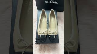 Chanel Ballerina Flats Unboxing amp Mod Shots [upl. by Kcirdes371]