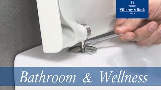 How to install  SupraFix for compact WC  Villeroy amp Boch [upl. by Clute]