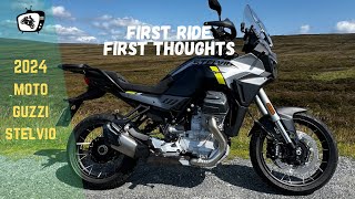 Moto Guzzi Stelvio 2024  First ride first thoughts  The new Italian Stallion [upl. by Boff152]