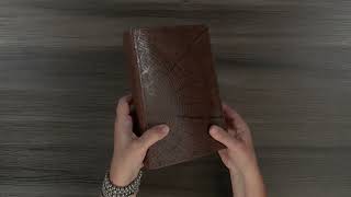 NLT Chronological Life Application Study Bible  leatherlike heritage oak brown [upl. by Hahnke]