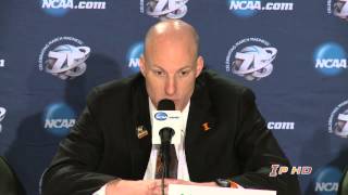 Illinois Basketball NCAA 3rd Round Postgame Presser 32413 [upl. by Ibbison]