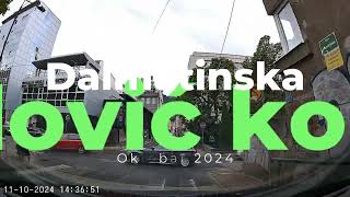 Vožnja Dalmatinska ulica  Sokolović kolonija october 2024 visitbosnia visitsarajevo dashcam [upl. by Batista739]