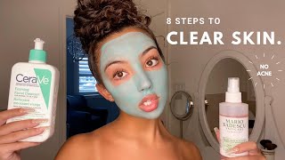 the long awaited skincare routine  my secret to clear skin revealed [upl. by Irmina13]