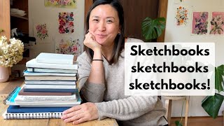 Watercolour Sketchbooks Review amp Tour Of ALL My Paintings From The Beginning [upl. by Germaine]