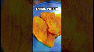 How to make spiral potato 🥔minivlogspiralpotatofoodshorts [upl. by Sansone]