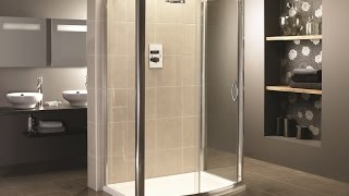 3 Sided Shower Enclosure with Sliding Door [upl. by Akila]