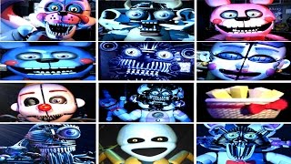 Five Nights at Freddys Sister Location All Jumpscares COMPLETE [upl. by Nedrah]