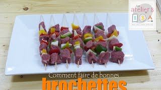 Brochettes de Viande Bien Assaisonnées au Four [upl. by Feld]