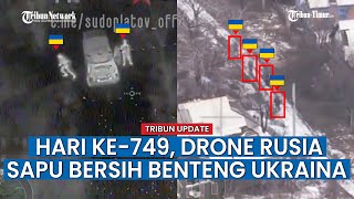 UPDATE HARI KE749 Rusia vs Ukraina Militer Rusia Hujani Posisi Musuh dengan Rentetan Granat [upl. by Gisela383]