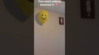 First rental basement in canada walkoutbasement toronto ytshorts youtubeshorts [upl. by Chaddy]