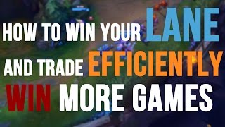 How to win your lane  Zone control amp how to trade League Basics 1 [upl. by Mit191]