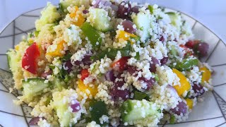 Deliciously healthy couscous salad recipe [upl. by Mich]