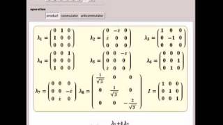 Everything about GellMann Matrices Part 2 Binary Operations [upl. by Elsworth]