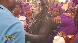 Grande défilée Guédé dans les rues de St Michel  Dawo Vodou [upl. by Aay590]