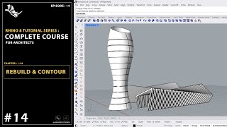 Rhino 8 Tutorial for Architects  Episode  14  Rebuild amp Contour [upl. by Anertak80]