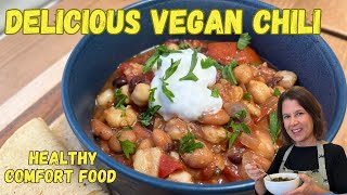 How to Make the Best Vegetarian Chili  Easy One Pot Vegan and Vegetarian Meal [upl. by Ji]