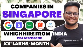 Software Engineers Hiring in Singapore from India  Top 10 Companies  Salaries [upl. by Elumas]