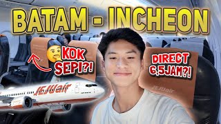 EKSKLUSIF⁉️ Terbang ke Korea LANGSUNG dari Batam😱⁉️ Penerbangan Internasional TERBARU di INDONESIA✈️ [upl. by Docilla234]