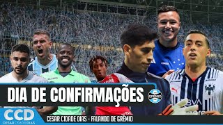 Um dia de confirmações e mais nomes no Grêmio Velhos assuntos ressurgem [upl. by Bakemeier]