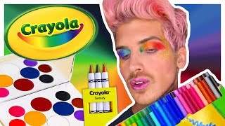 CRAYOLA MAKEUP TESTED  Is it Joey Graceffa APPROVED [upl. by Joey345]