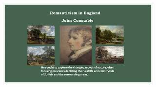 Romanticism in England John Constable [upl. by Juieta]