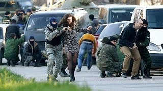 Russian forces storm Ukraines Crimea bases [upl. by Charissa]