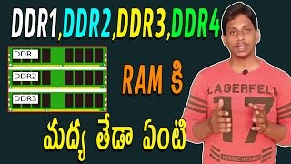 What is The Difference between DDR1DDR2 DDR3DDR4  Telugu Tech Tuts [upl. by Ed]