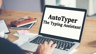 How to use Autotyper Typing assistant software  video tutorial by TechyV [upl. by Naesed]