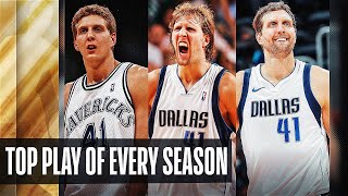 Dirk Nowitzkis Best Play of Each Season In His NBA Career  23HoopClass [upl. by Lenahtan]