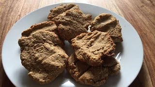 VEGAN PEANUT BUTTER AND BANANA OATMEAL COOKIES [upl. by Yrtua184]