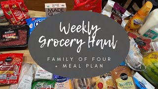 Weekly Grocery Haul  Family of 4  budget friendly [upl. by Massingill]