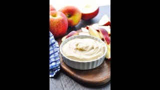 4Ingredient Cream Cheese Apple Dip [upl. by Nennarb]