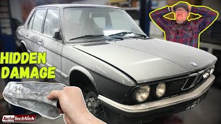 Replacing a SMASHED rocker panel on the E28 M5 [upl. by Concettina]