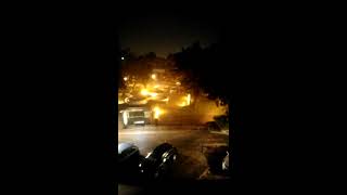 Gros orage Martigues nuit du 13082018 [upl. by Haag]