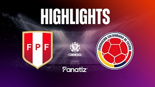 Perú vs Colombia 11  Highlights  World Cup Qualifiers 2026 [upl. by Dietsche]