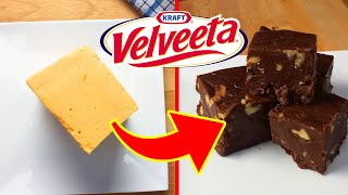 Chocolate Fudge with Velveeta Cheese  Dished Shorts [upl. by Jewelle]