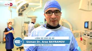 Uroloq Androloq Dr Araz Bayramov tərəfindən hıyata keçirilən Böyrək daşı əməliyyatı [upl. by Anyek]