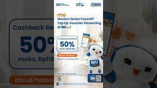 Promo spesial dari BRImo khusus kamu yang beli tiket pesawat dan voucher streaming di BRImo [upl. by Thornie]