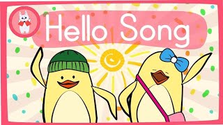 Hello Song for Kids  Greeting Song for Kids  The Singing Walrus [upl. by Leelahk974]