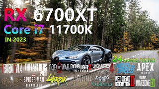 RX 6700XT 12GB  Core i7 11700K  Tested in 24 Games  2023 [upl. by Manno]