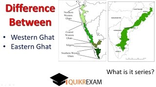 What is the difference between western ghat and eastern ghat [upl. by Eissim]