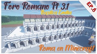 📐🏛 Construcciones en Minecraft  Roma  FORO Romano Ep3 [upl. by Jo-Anne]