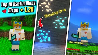 Top 10 Useful Mods For Minecraft Pe 120  Best Mods For Minecraft Pe 120  Devay Gaming [upl. by Gail]