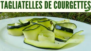 Une Sauce Parfaite 👌pour ces Tagliatelles de Courgettes Recette ULTRA fraîche [upl. by Caressa760]