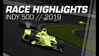 2019 NTT IndyCar Series Indy 500 Race Highlights [upl. by Akimad]