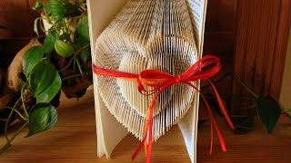 Book folding Art  Origami Sculpture [upl. by Seedman]